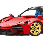 Kreatívna stavebnica – športové auto červené 1958 ks.